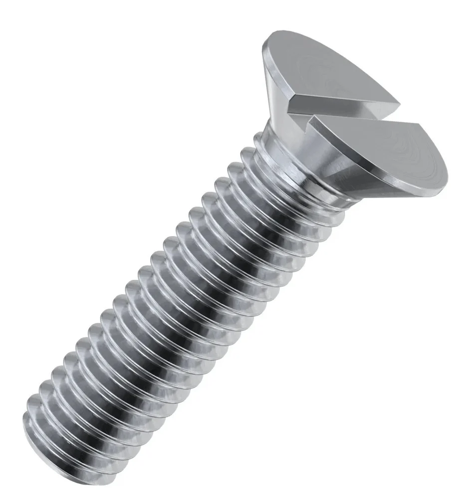 SS CSK Slotted Screw